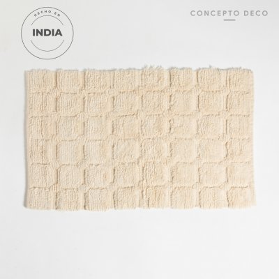 ALFOMBRA INDIA JAIPUR CRUDO 50X80CM