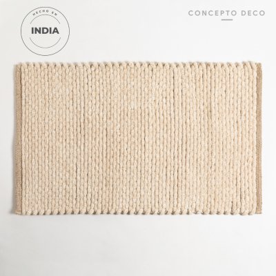 ALFOMBRA INDIA MICRO FANAL NATURAL 50X80CM