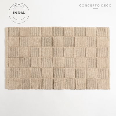 ALFOMBRA INDIA CUADROS VISÓN 50X80CM