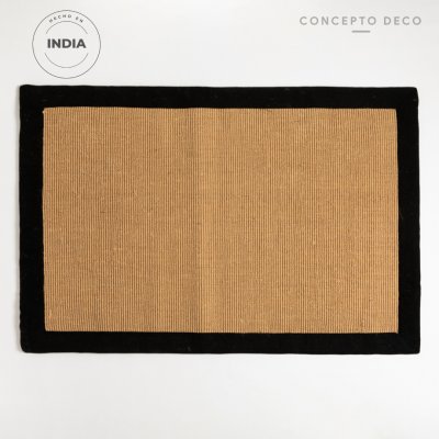 ALFOMBRA INDIA YUTE SISAL NATURAL 60X90CM