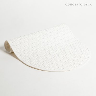 ANTIDESLIZANTE GEOMETRICO BLANCO 68X38CM