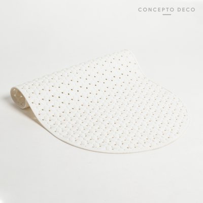 ANTIDESLIZANTE BLANCO OVALADA BLANCO 69X39CM