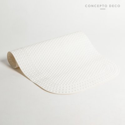 ANTIDESLIZANTE CIRCULITOS OVAL BLANCO 69X39CM