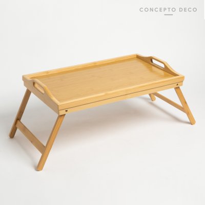 BAN DE CAMA BAMBOO PLEGABLE CON ASAS 50X30X20,5CM