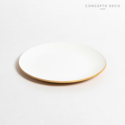 BANDEJA MADERA SAUCE BLANCO 25CM