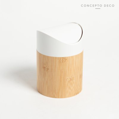 TACHO MINI BAMBOO BLANCO 16.5X12CM