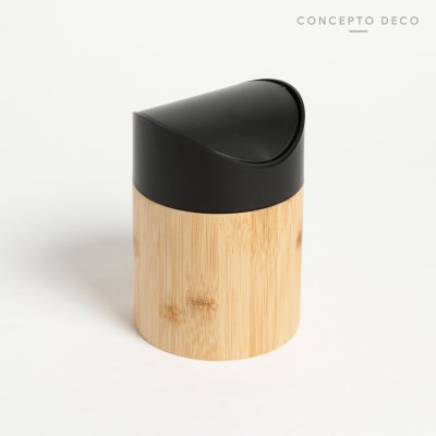 TACHO MINI BAMBOO NEGRO 16.5X12CM