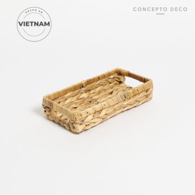 BANDEJA JACINTO 24,5X12CM NATURAL
