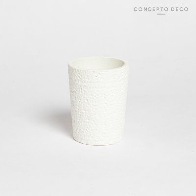 PORTACEPILLO CEMENTO ROCA BLANCO 9,5X6,5CM