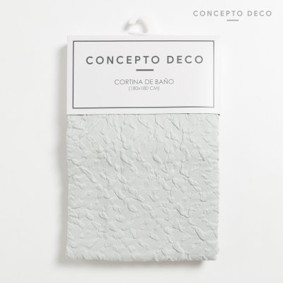 CORTINA MEMORIA LAGRIMADA 180X180 GRIS