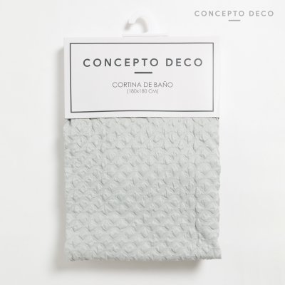 CORTINA MEMORIA EDREDON 180X180 GRIS