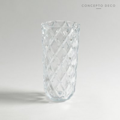 FLORERO CRISTAL LABRADO ALTO 13.5X27.5CM