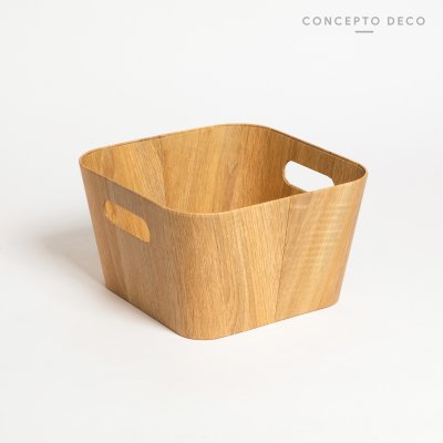 ORGANIZADOR MADERA 27X27X16CM