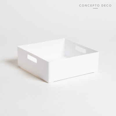 ORGANIZADOR BLANCO 20.1X20.1X6.8CM