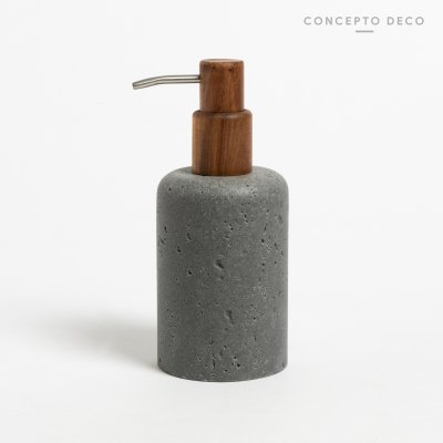 DISPENSER SIMIL TRAVERTINO GRIS 17X7,5CM