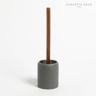 ESCOBILLA SIMIL TRAVERTINO GRIS 37X10CM