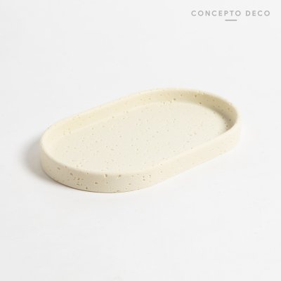 BANDEJA SIMIL PIEDRA ARENA 25CM