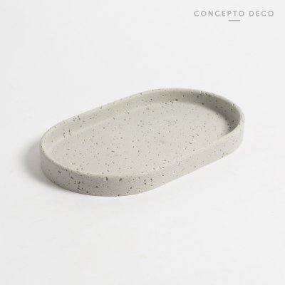 BANDEJA SIMIL PIEDRA GRIS 25CM