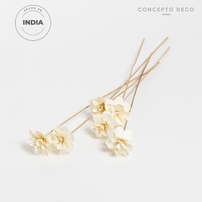 FLORES SECAS BOUQUET ROSE CAPPUCCHINO 56CM