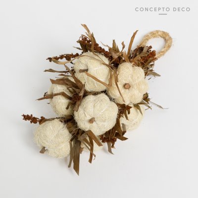 FLORES SECAS COLGANTE FIBRAS COCO 40CM