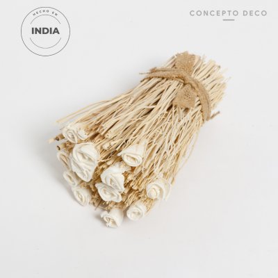 FLORES SECAS BOUQUET MINI ROSE 21CM